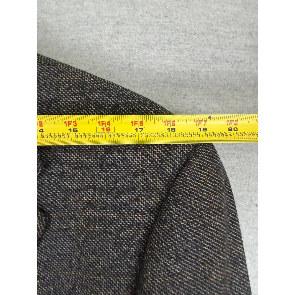 Hickey Freeman 100% Cashmere‎ Sport Coat 42R Charcoal Grey Tweed Blazer X343B